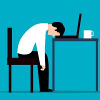 graphic-of-man-sitting-at-table-with-head-on-laptop graphic of man sitting at table with head on laptop
