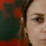 close-up shot of woman with black eye