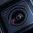 A close up of a small camera lens
